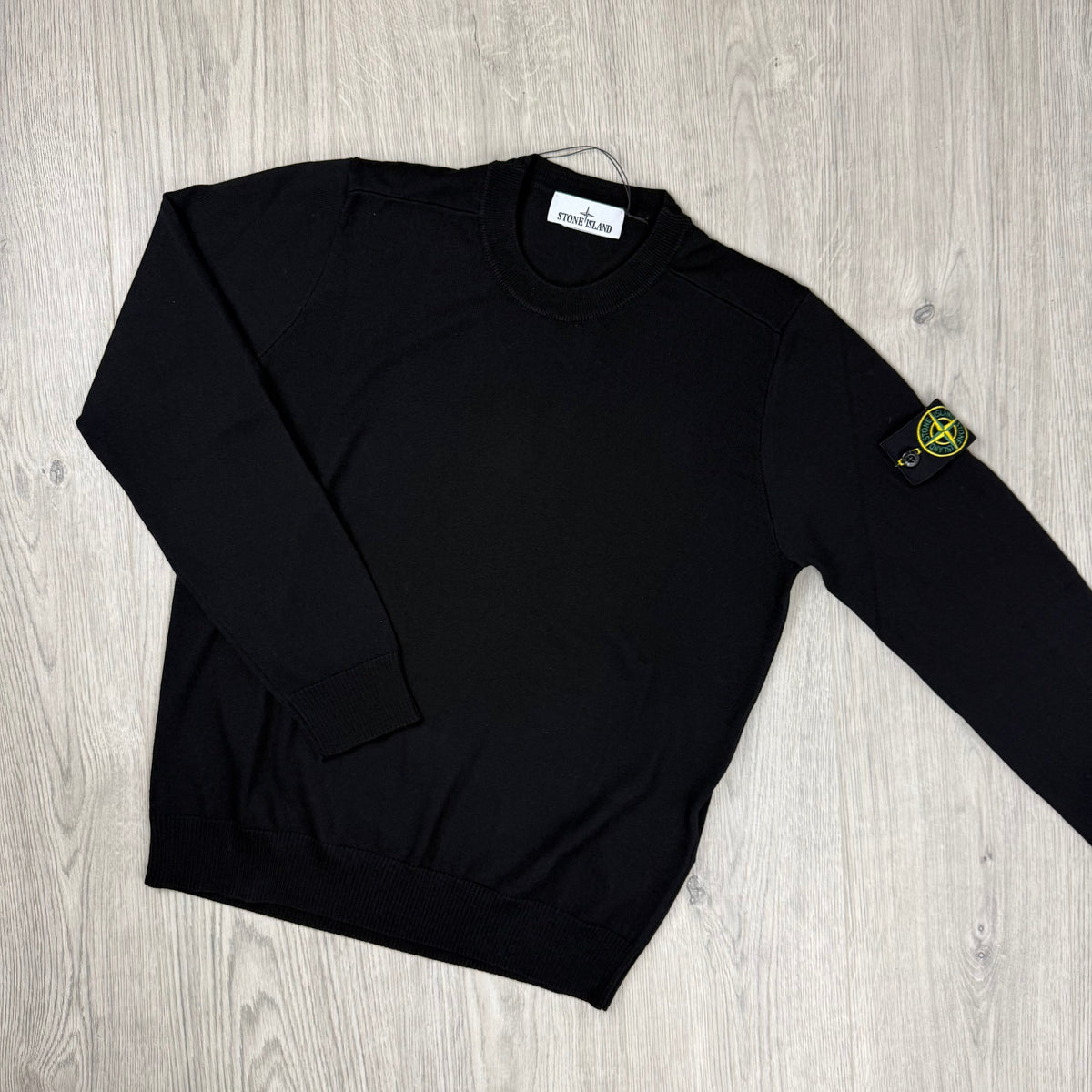 Stone Island Light Knit Sweatshirt - Black