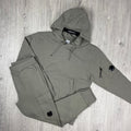 CP Company Raised Fleece Tracksuit - Fallen Rock