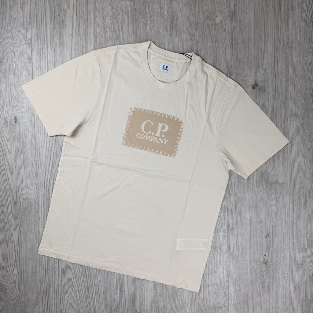 CP Company Stamp T-Shirt - Frozen Dew