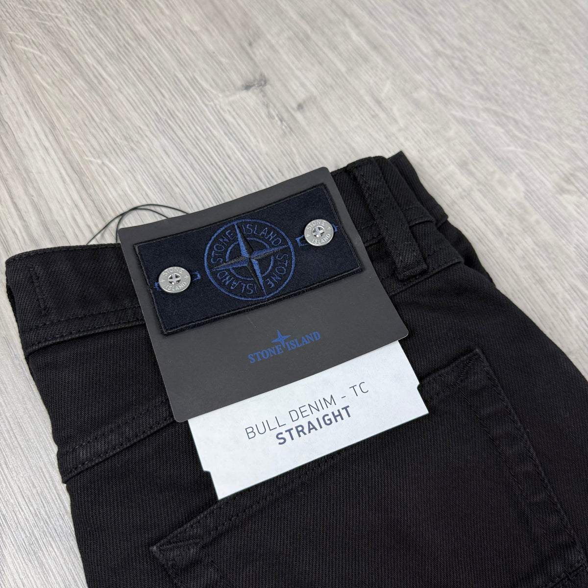 Stone Island Straight Denim Jeans - Black