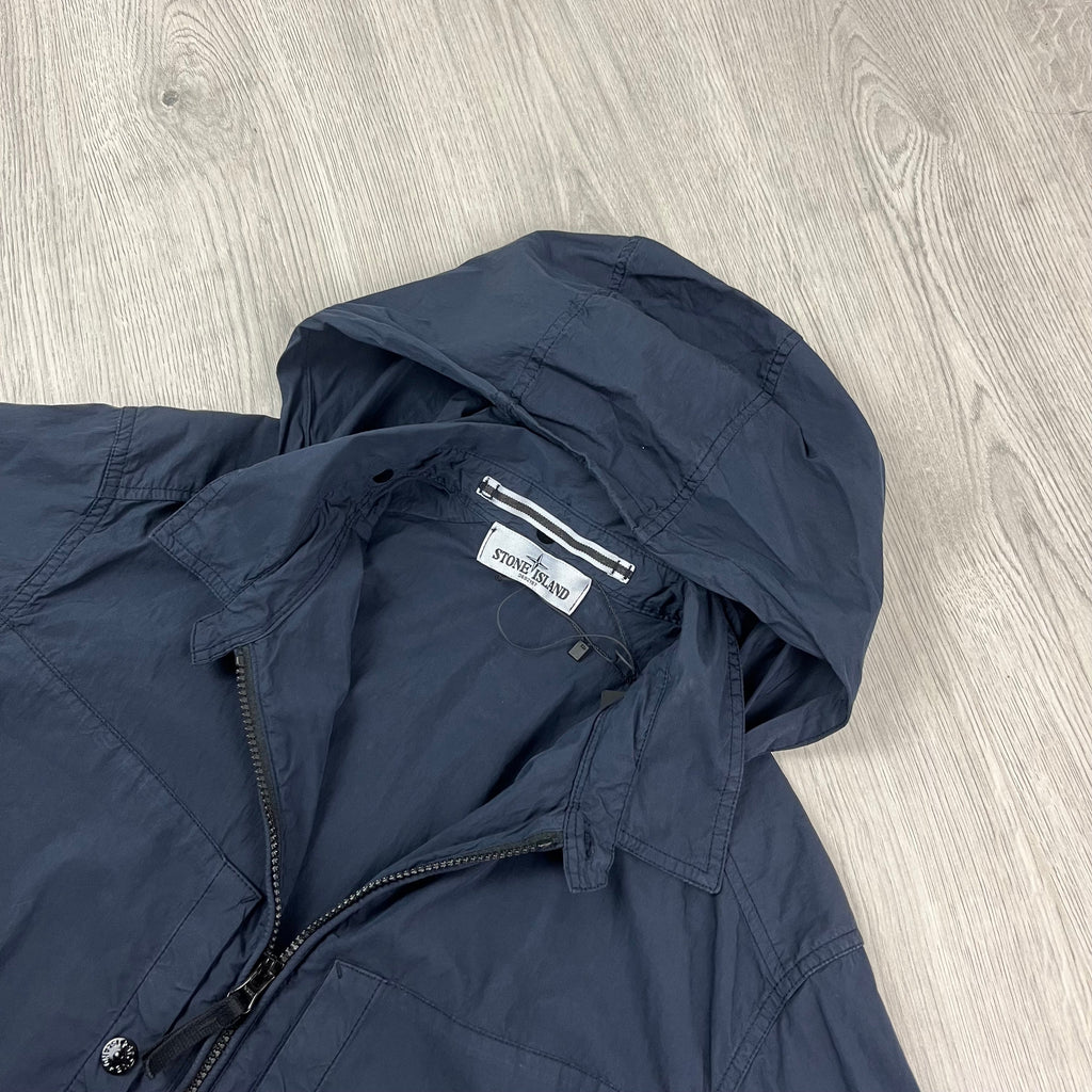 Stone Island Supima Jacket Overshirt - Navy