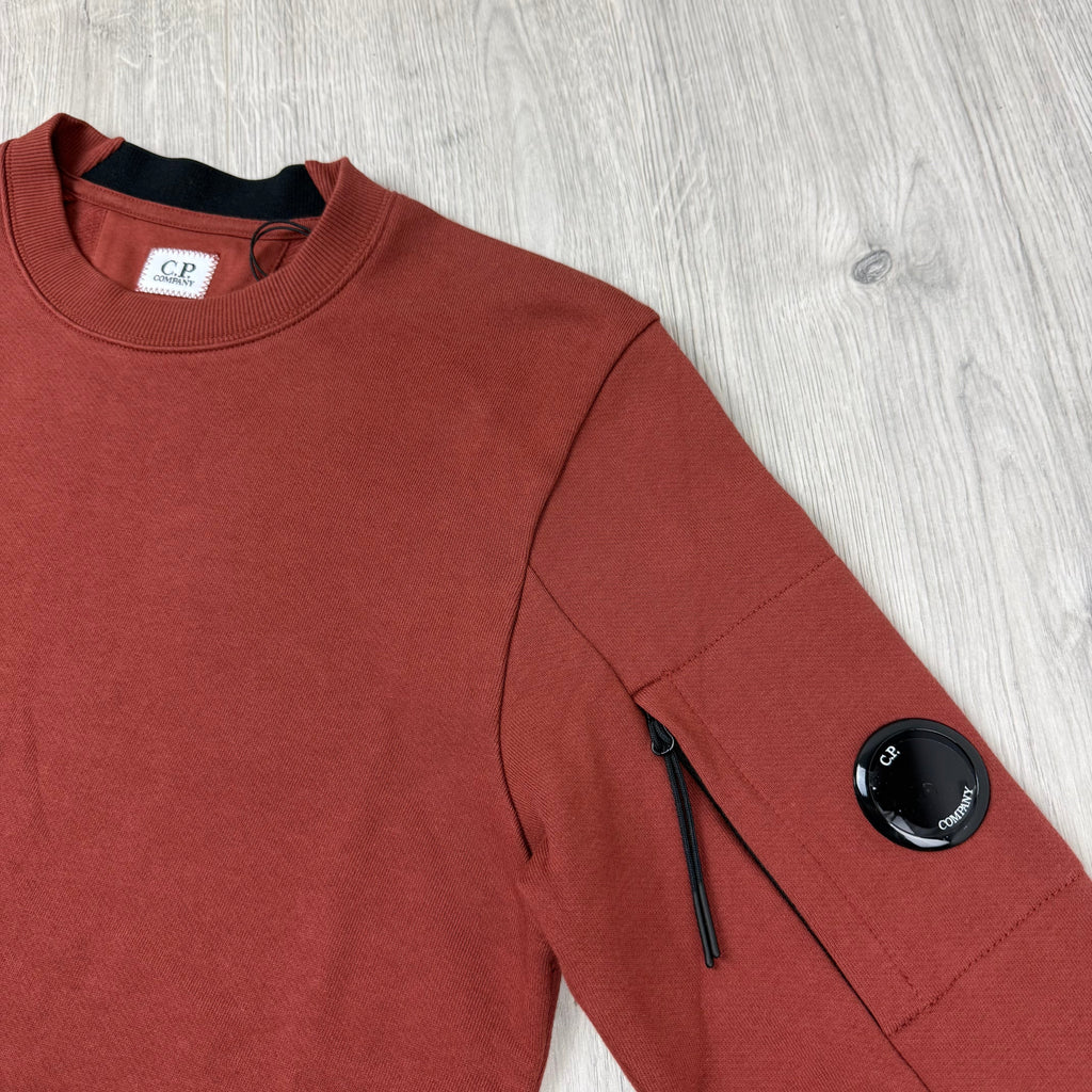 CP Company Raised Fleece Sweatshirt - Henna