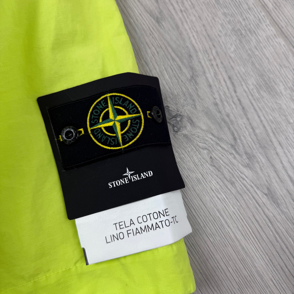 Stone Island Tela Lino Shirt - Lemon