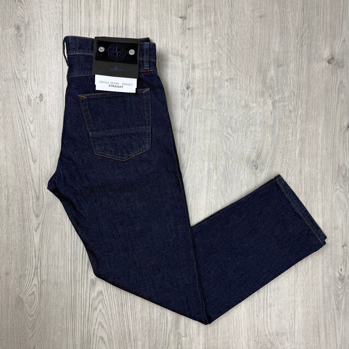 Stone Island Straight Denim Jeans - Indigo Rinsed