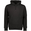 Cp Company 16cm Diagonal Raised Lens Overhead Hoodie In Black