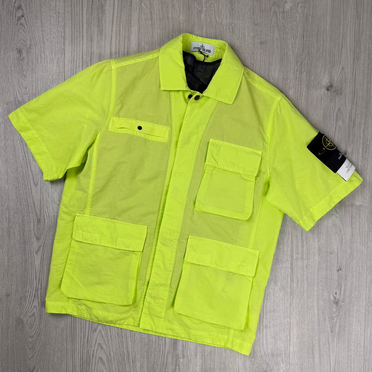 Stone Island Tela Lino Shirt - Lemon