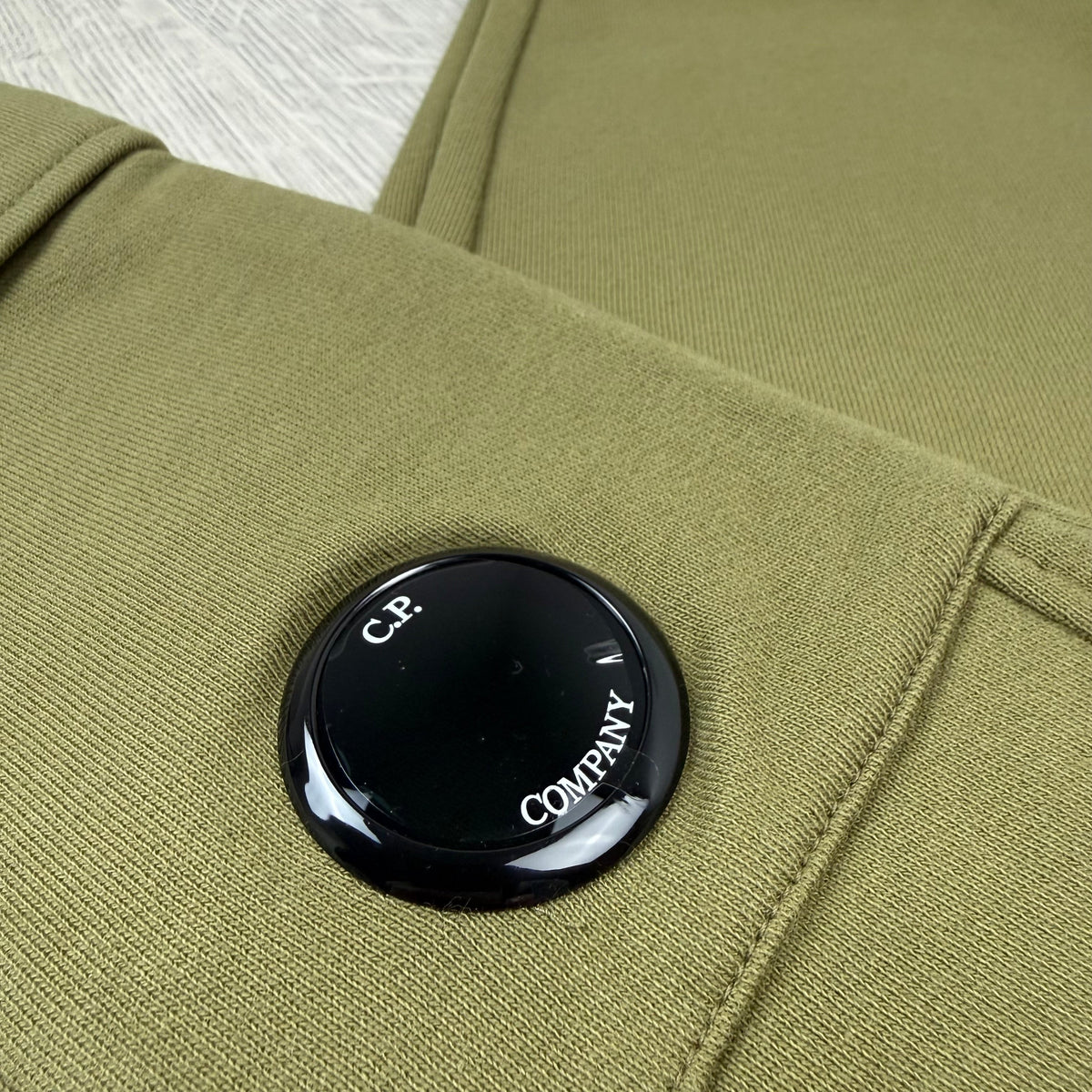 CP Company Raised Fleece Sweatpants - Dried Herb