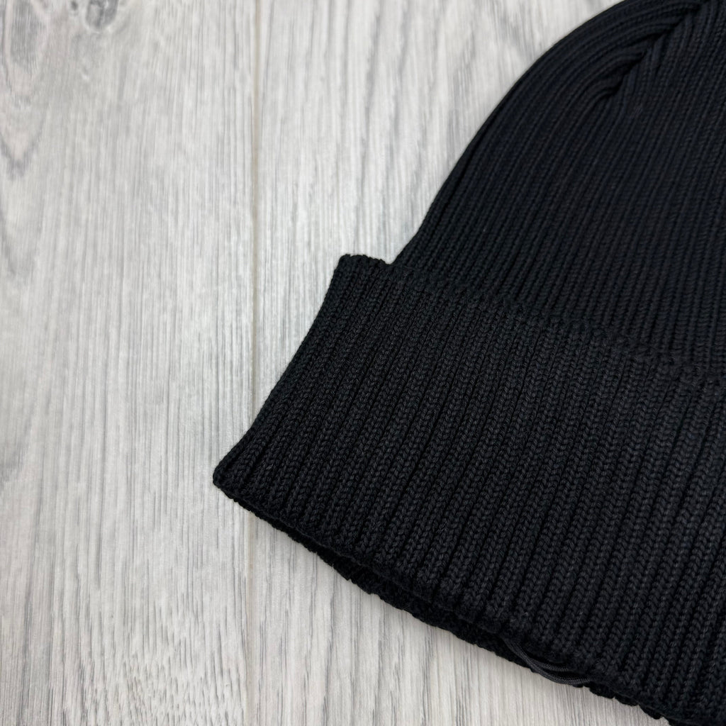 CP Company Goggle Beanie - Black