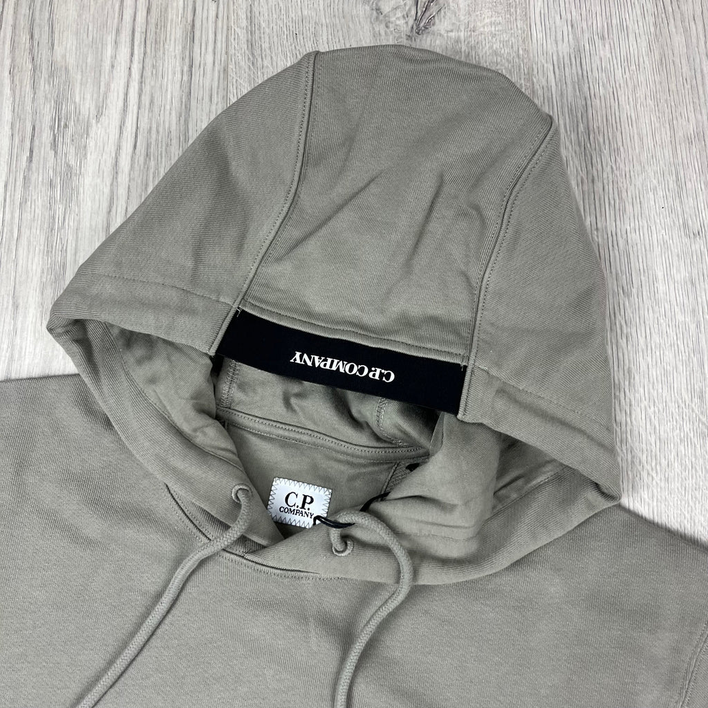 CP Company Raised Fleece Hoodie - Fallen Rock