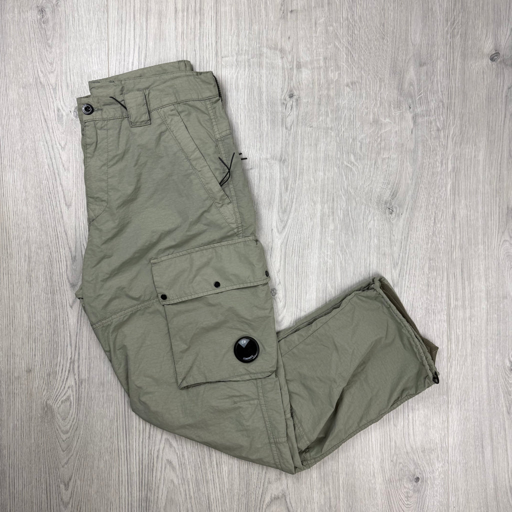 CP Company Chrome Cargo Trousers - Silver Sage