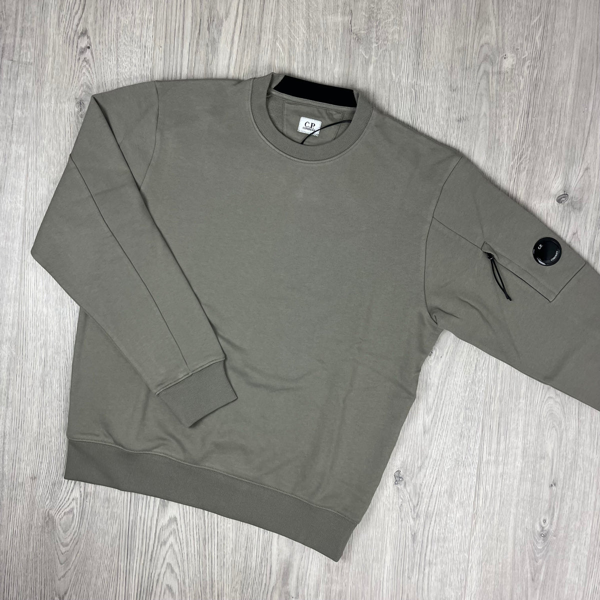CP Company Raised Fleece Sweatshirt - Fallen Rock
