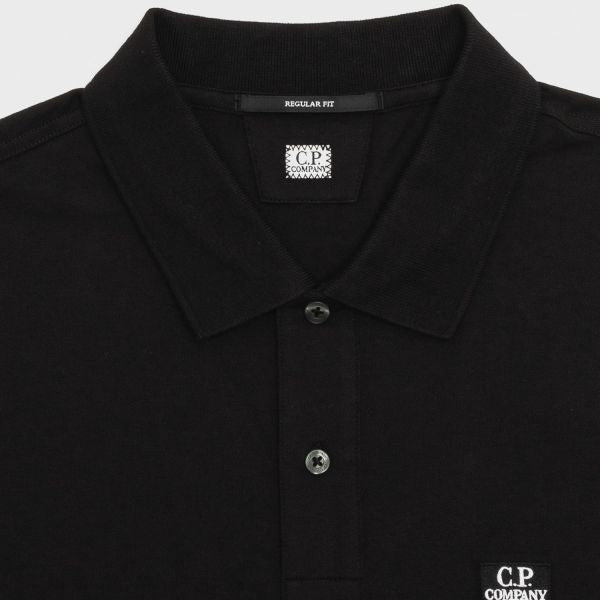 Cp Company Regular Fit Polo Shirt 071A Black
