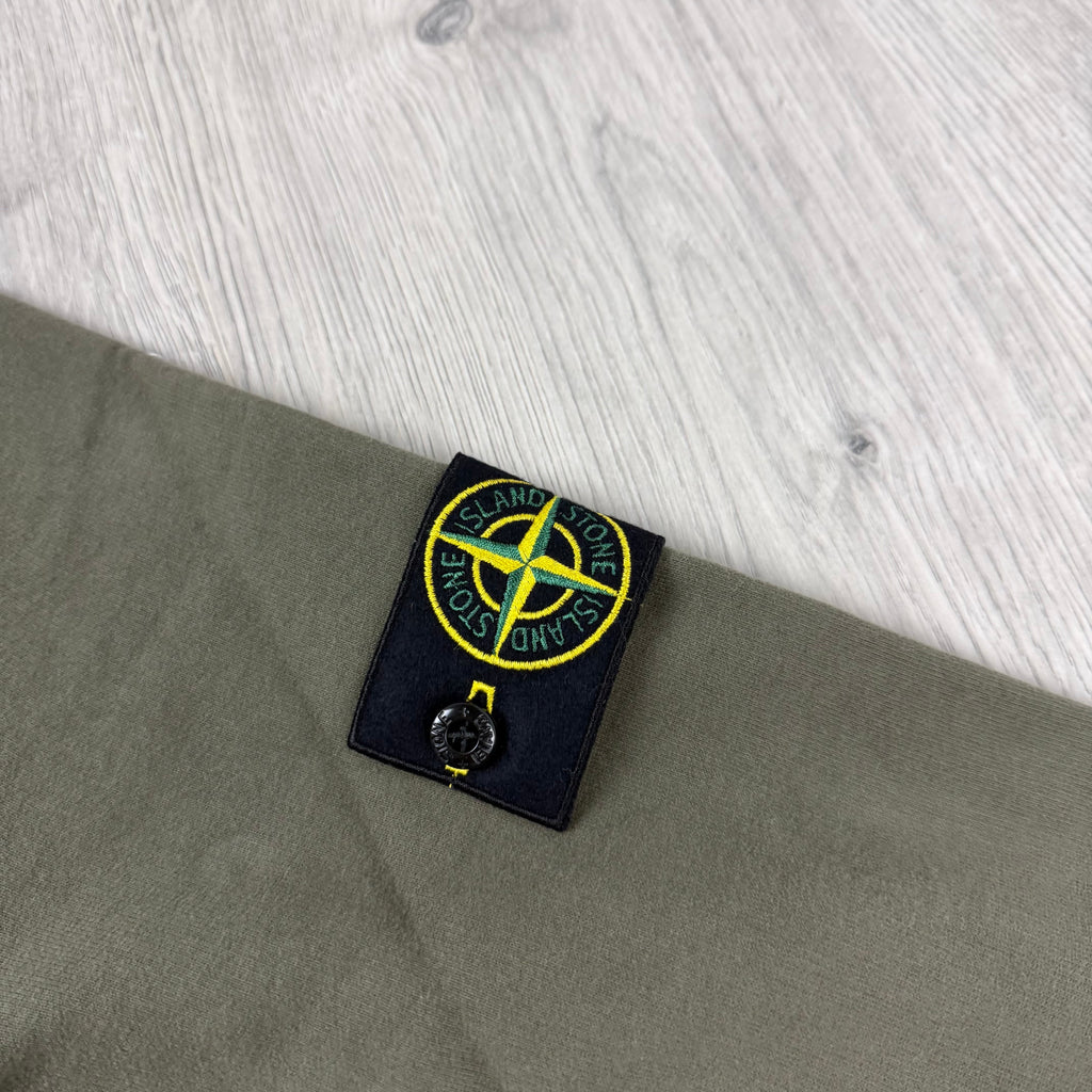 Stone Island Zip Sweatshirt - Military Green