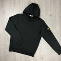 Stone Island Dyed Hoodie - Black
