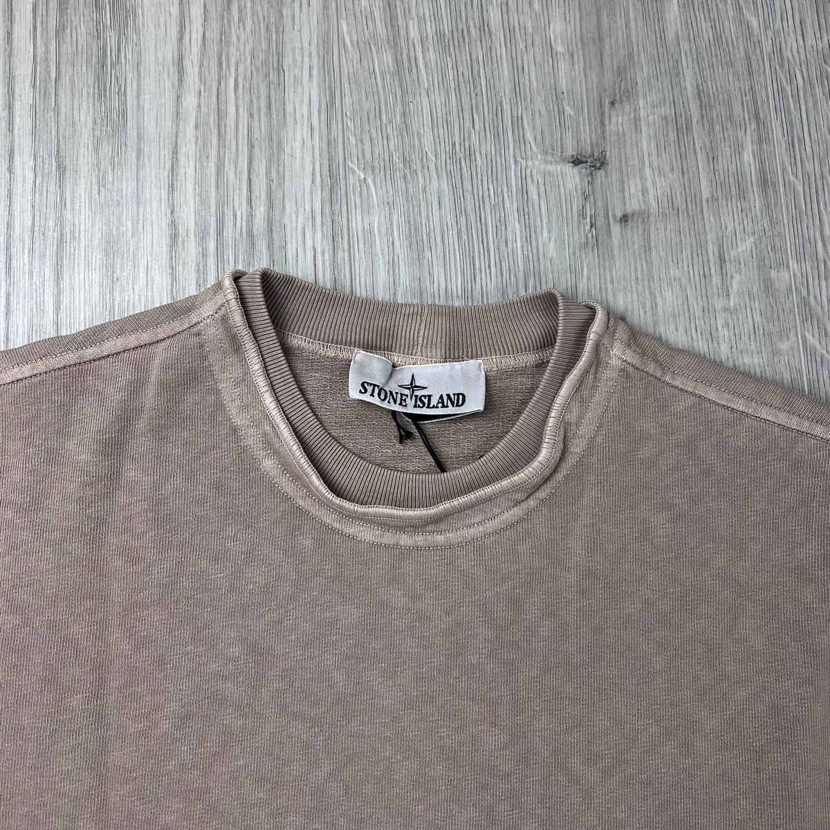 Stone Island Malfilé 'Old' Sweatshirt - Desert