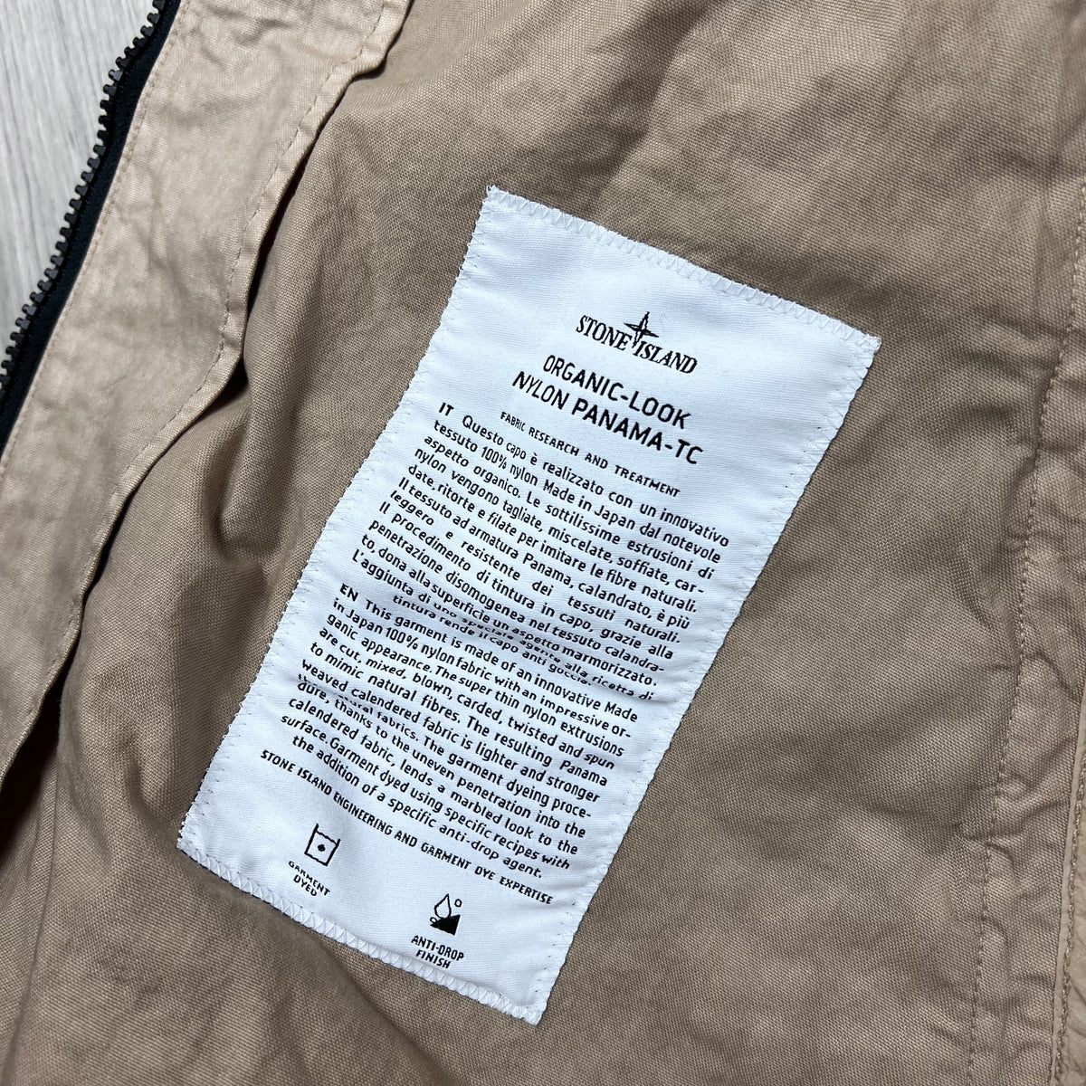 Stone Island Panama Hooded Jacket - Desert