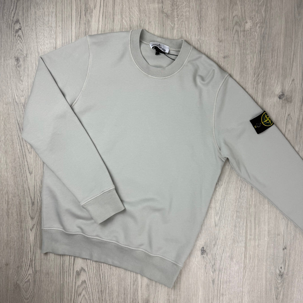 Stone Island Dyed Sweatshirt - Pearl Grey