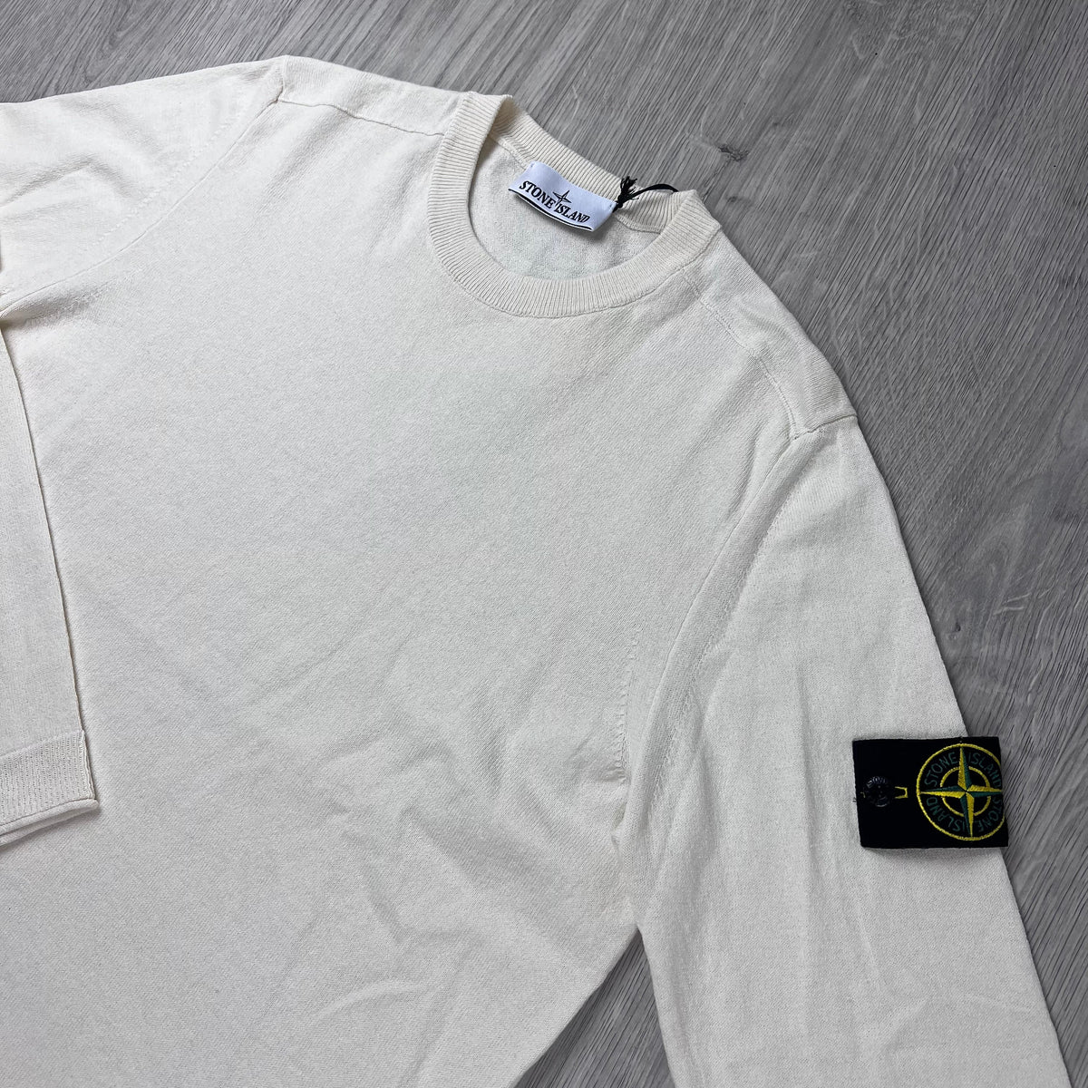 Stone Island Light Organic Sweatshirt - Ivory