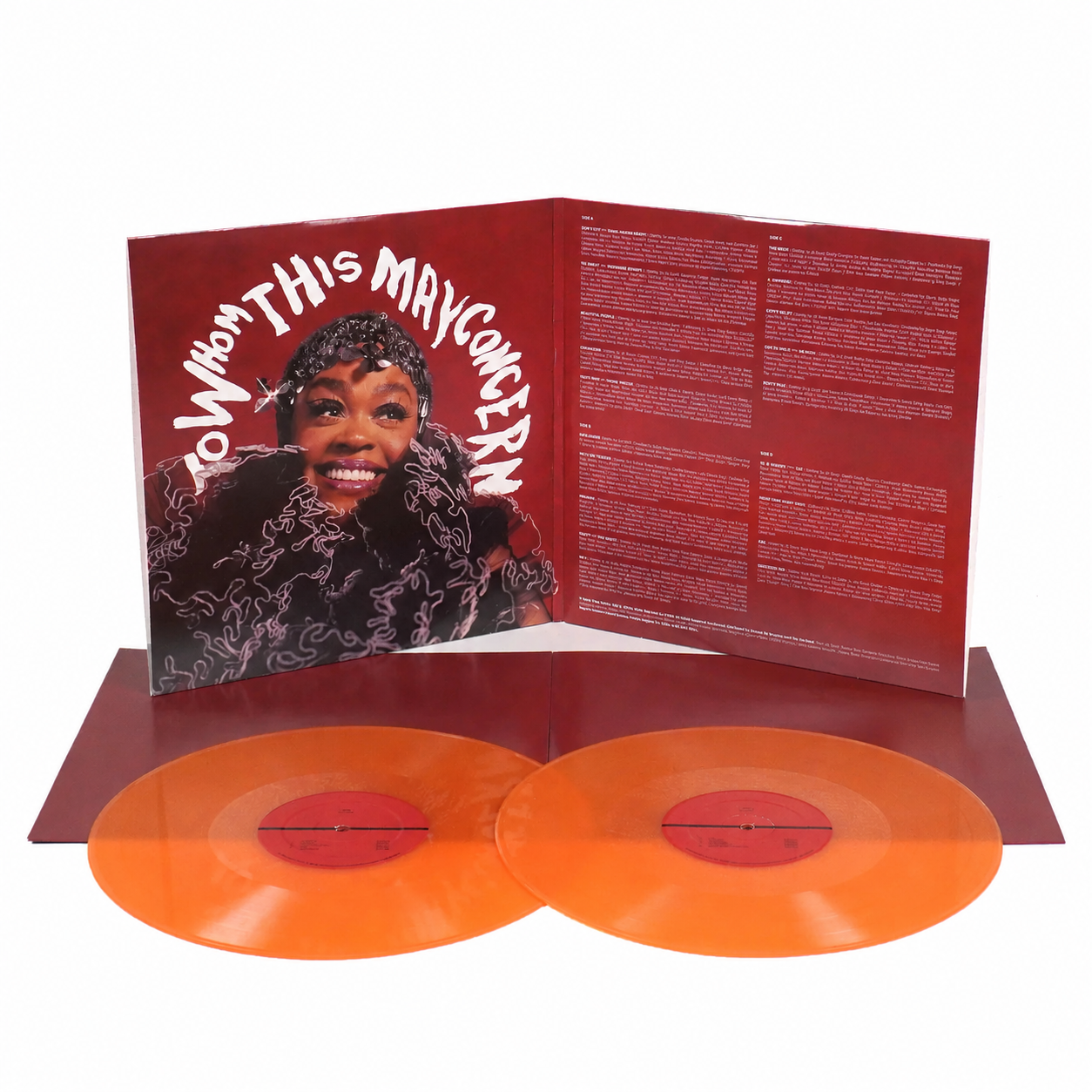 Jill Scott "To Whom This May Concern" (Translucent Orange) 2xLP Vinyl