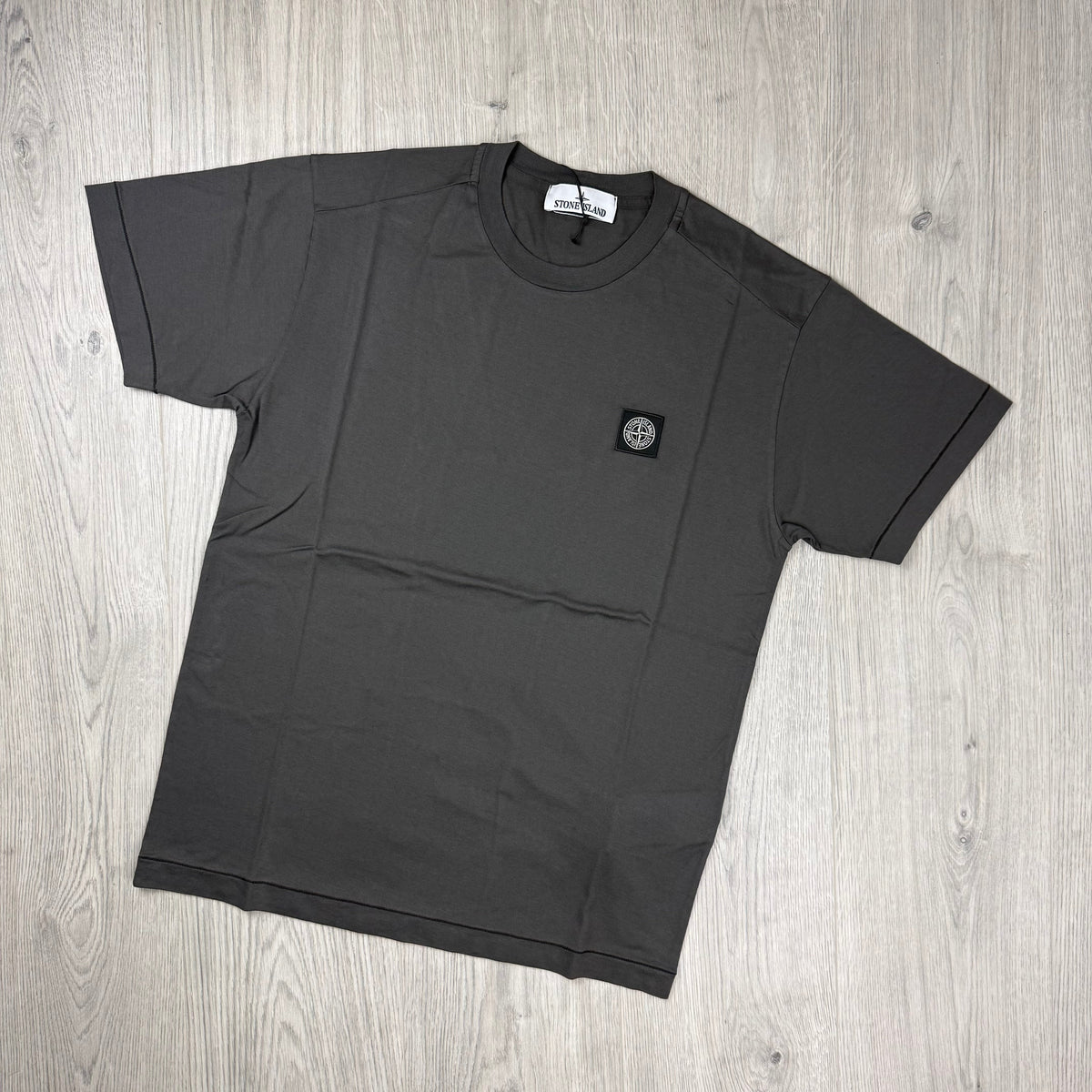 Stone Island Patch T-Shirt - Charcoal