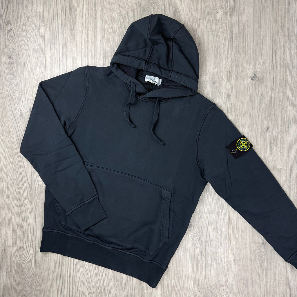 Stone Island Dyed Hoodie - Navy