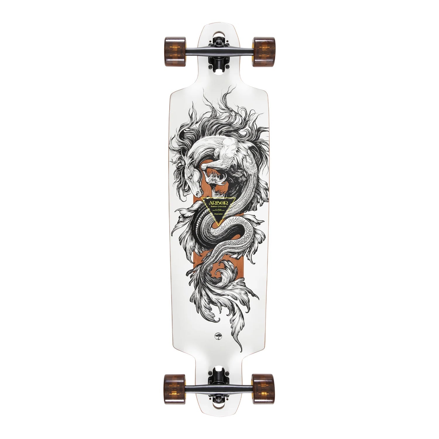 Arbor Longboard Complete Bamboo Dropcruiser K Darmaeva Double Drop 9.75" x 38"