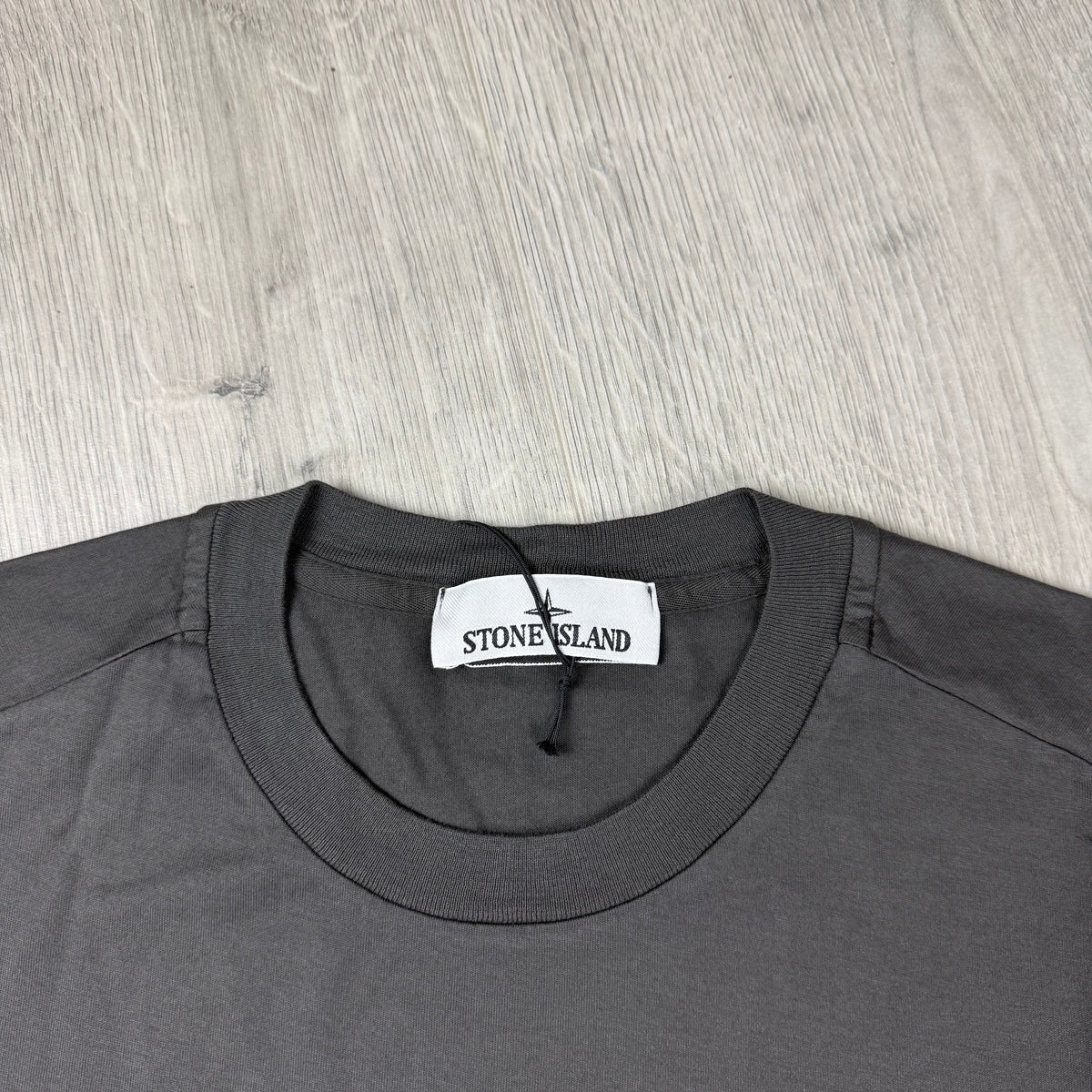 Stone Island Patch T-Shirt - Charcoal