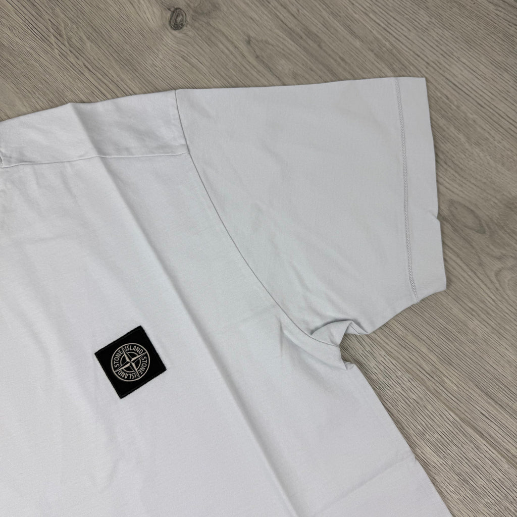 Stone Island Patch T-Shirt - Sky Blue