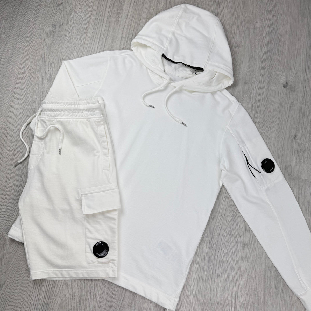 CP Company Light Fleece Tracksuit - White