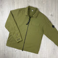 CP Company Zip Overshirt - Dried Herb