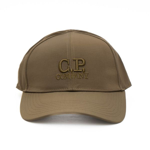 Cp Company Chrome-R Logo Baseball Cap in Ivy Green