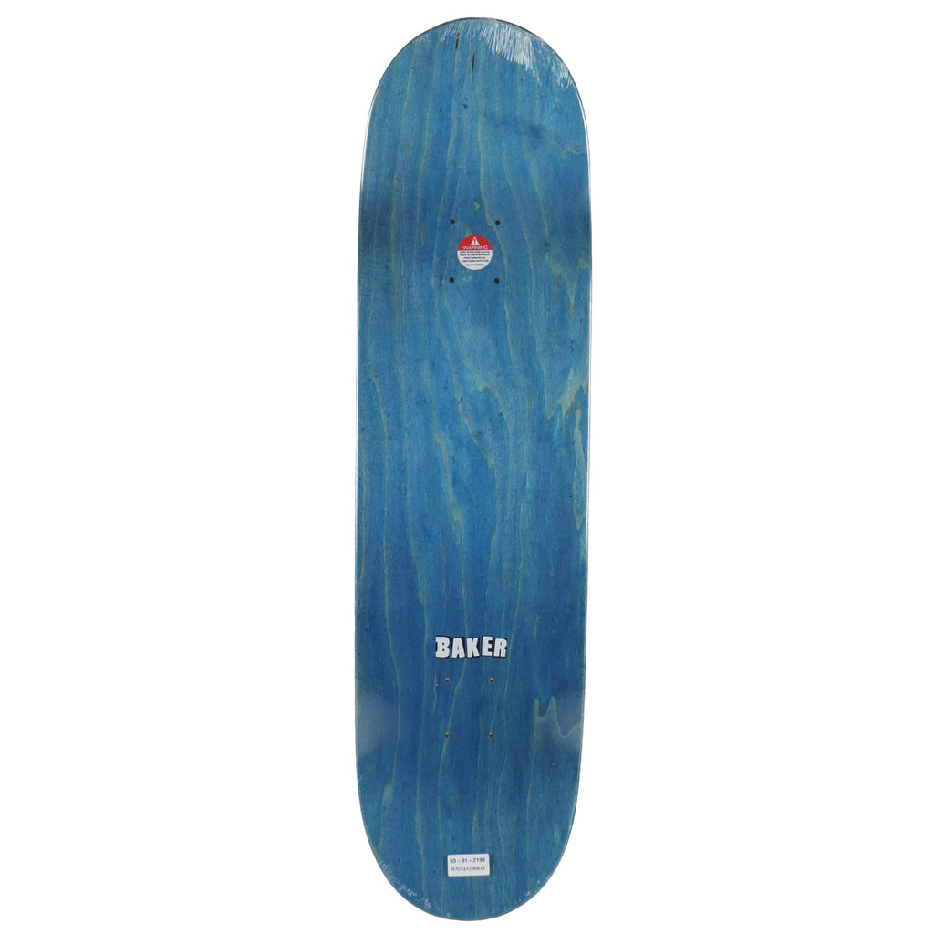 Baker Skateboard Deck Andrew Reynolds Pots and Flowers Black 8.5" x 32"