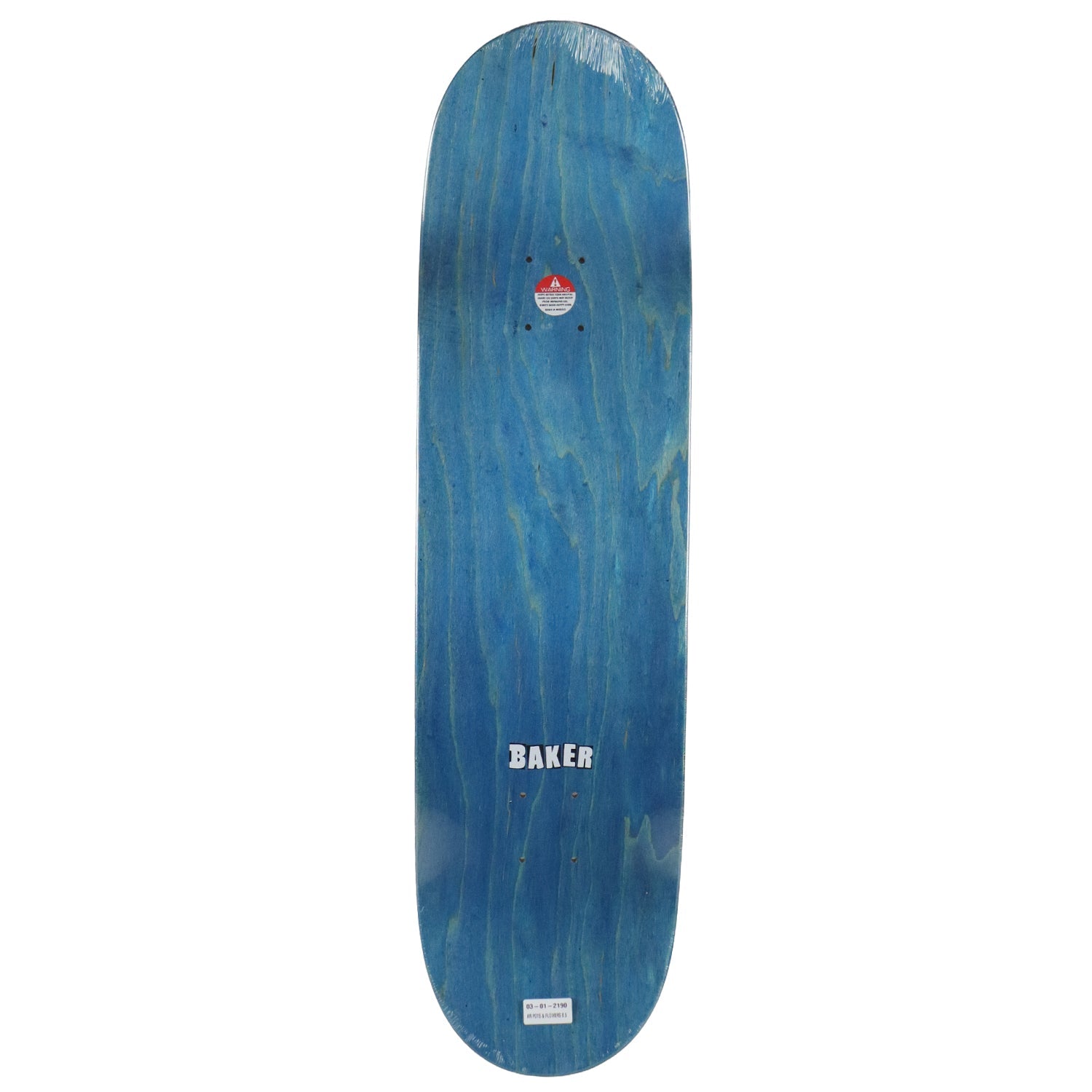 Baker Skateboard Deck Andrew Reynolds Pots and Flowers Black 8.5" x 32"