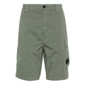 Cp Company 292A 50-Fili Lens Cargo Shorts In Agave Green