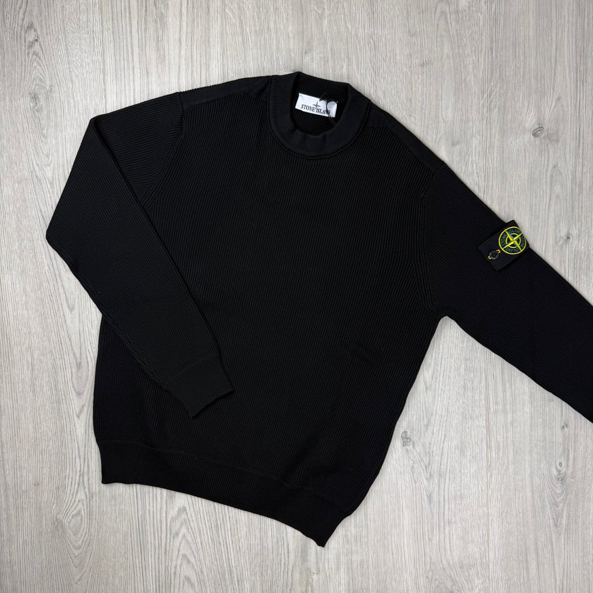 Stone Island Knit Sweatshirt - Black