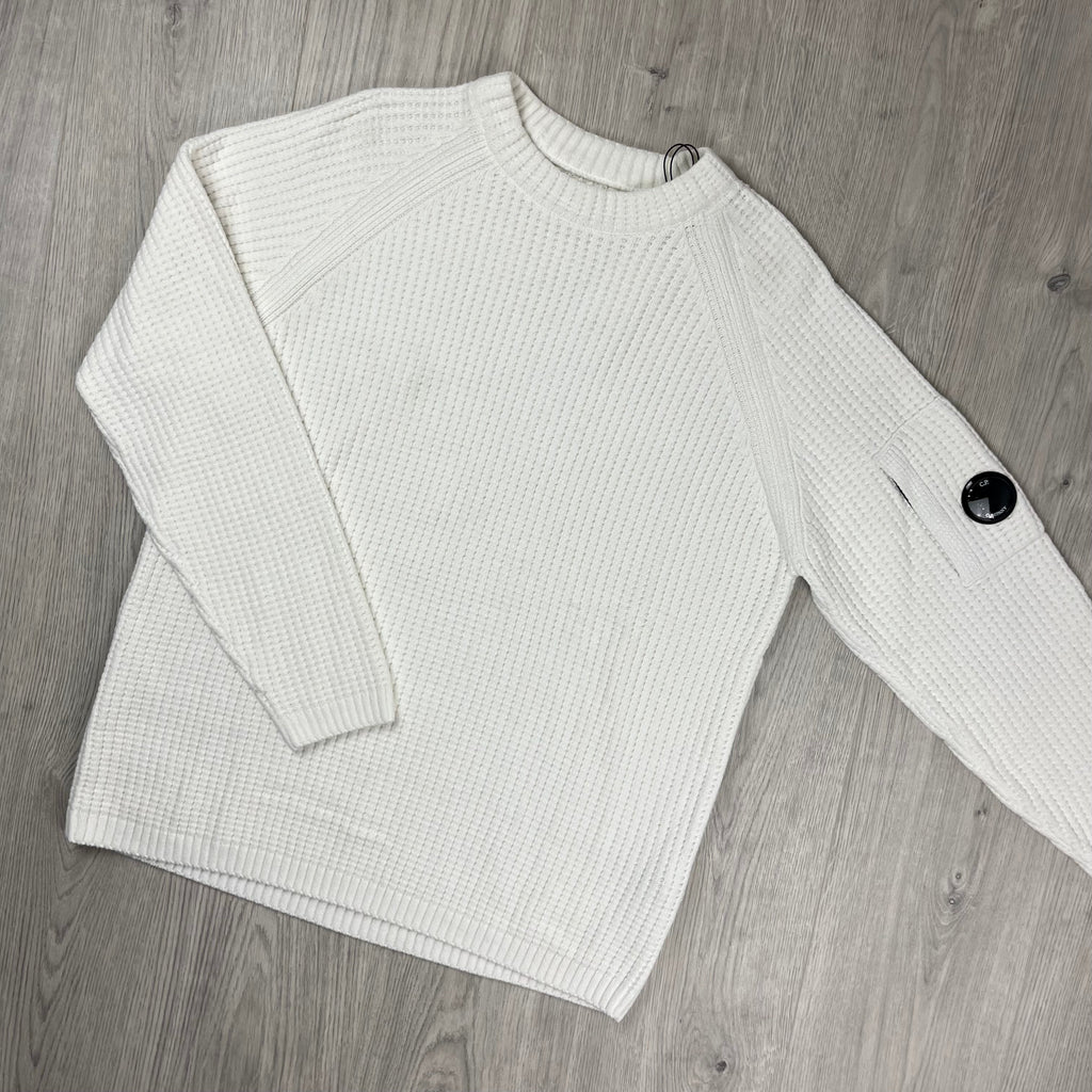 CP Company Chenille Sweatshirt - White