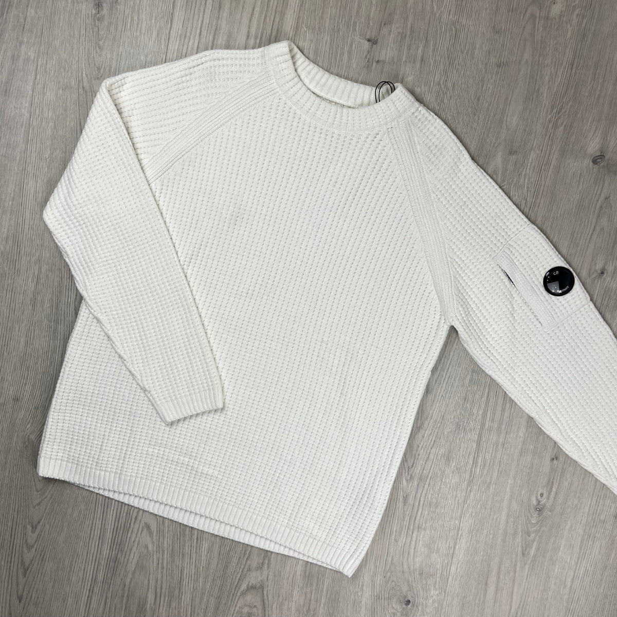 CP Company Chenille Sweatshirt - White