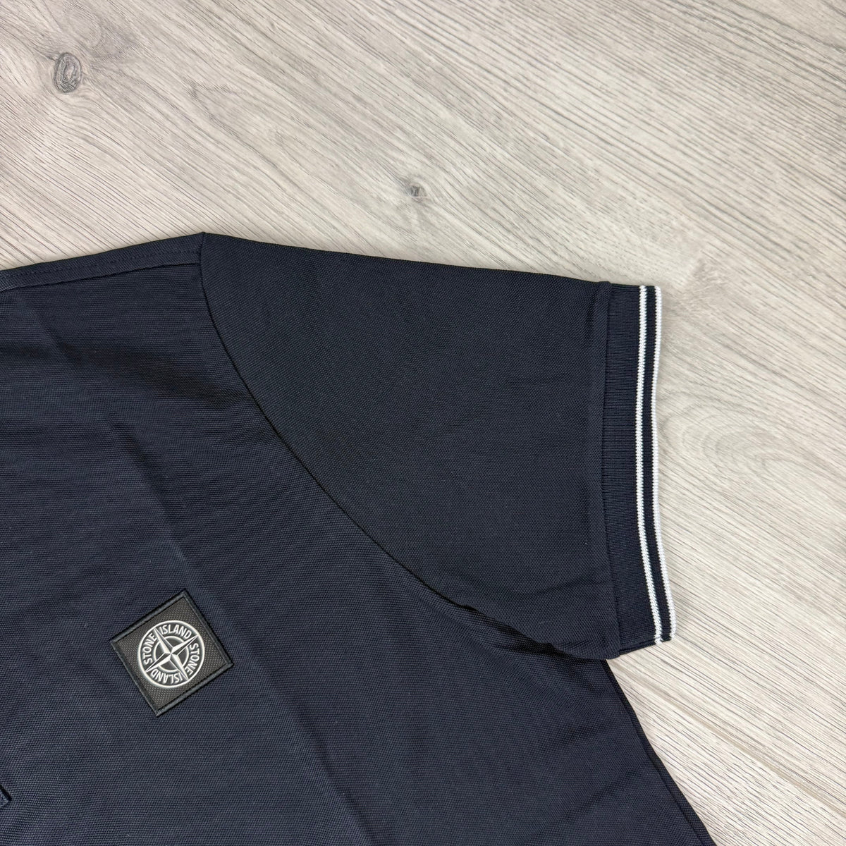 Stone Island Patch Polo Shirt - Navy