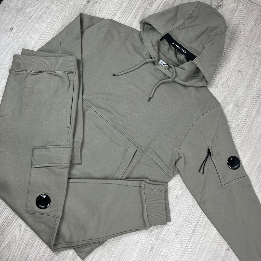 CP Company Raised Fleece Tracksuit - Fallen Rock