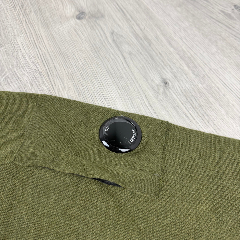 CP Company Lambswool Knit Sweatshirt - Capers