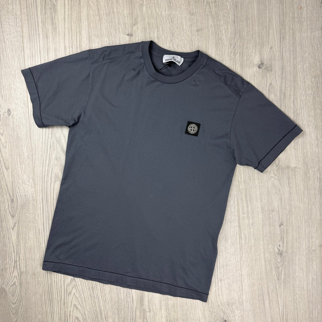Stone Island Patch T-Shirt - Blue Grey