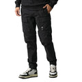 Cp Company 231A Satin Stretch Lens Cargo Pants In Black