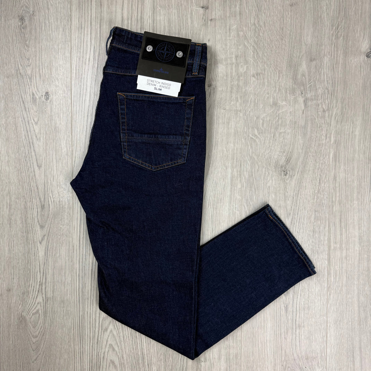 Stone Island Slim Denim Jeans - Indigo Rinsed