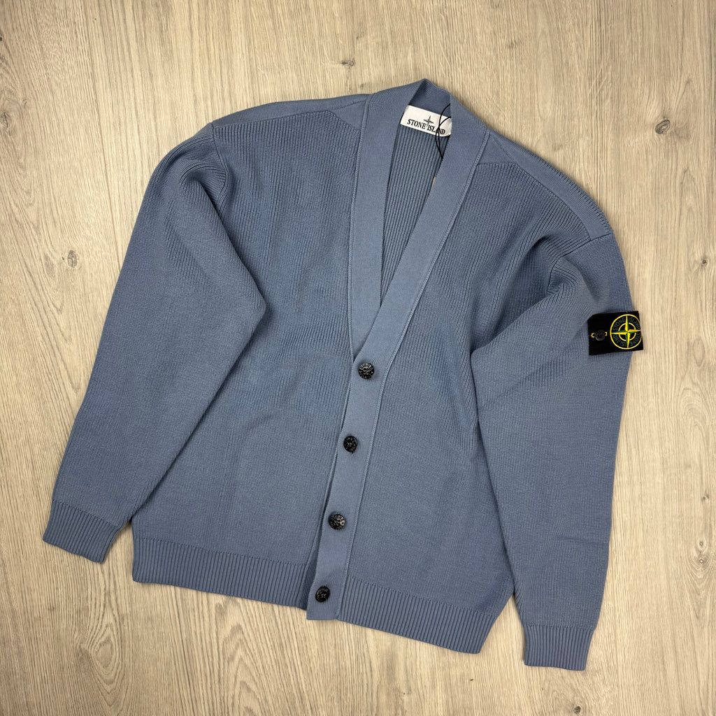 Stone Island Knit Cardigan - Dark Blue
