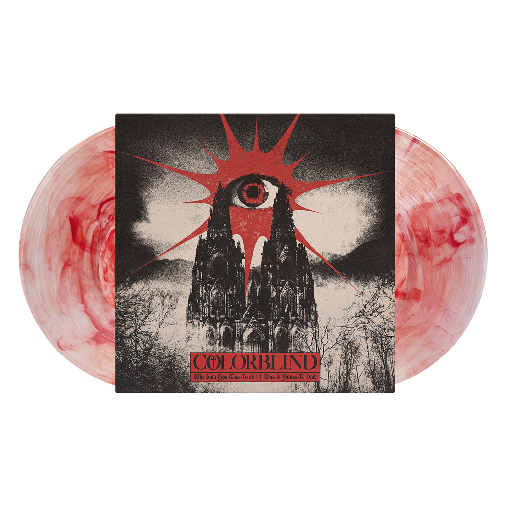 COLORBLIND ‘WHO SOLD YOU THIS TRUTH ++ WAS IT YOURS TO HOLD’ 2LP (Limited Edition, Red & Clear Marble Vinyl w/ Signed Insert)