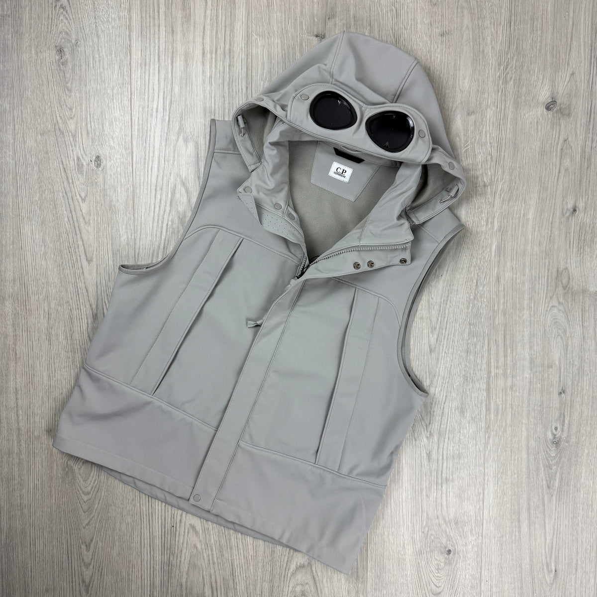 CP Company Goggle Shell Gilet - London Fog