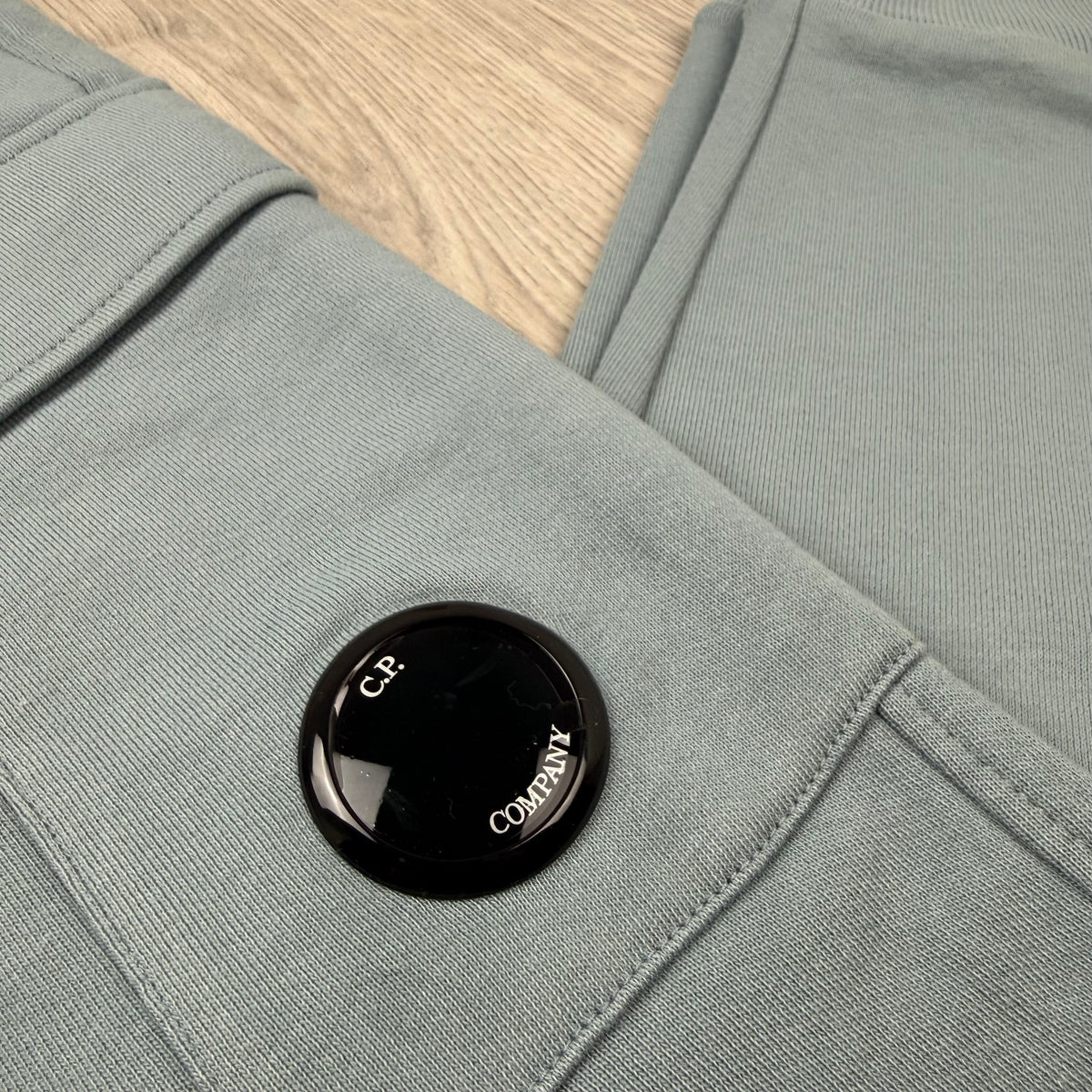 CP Company Raised Fleece Sweatpants - Silver Blue