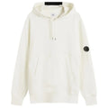 Cp Company 16cm Diagonal Raised Lens Overhead Hoodie In White