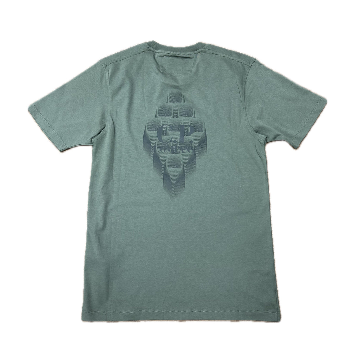 Cp Company 30/1 Graphic Logo T-Shirt In Thyme