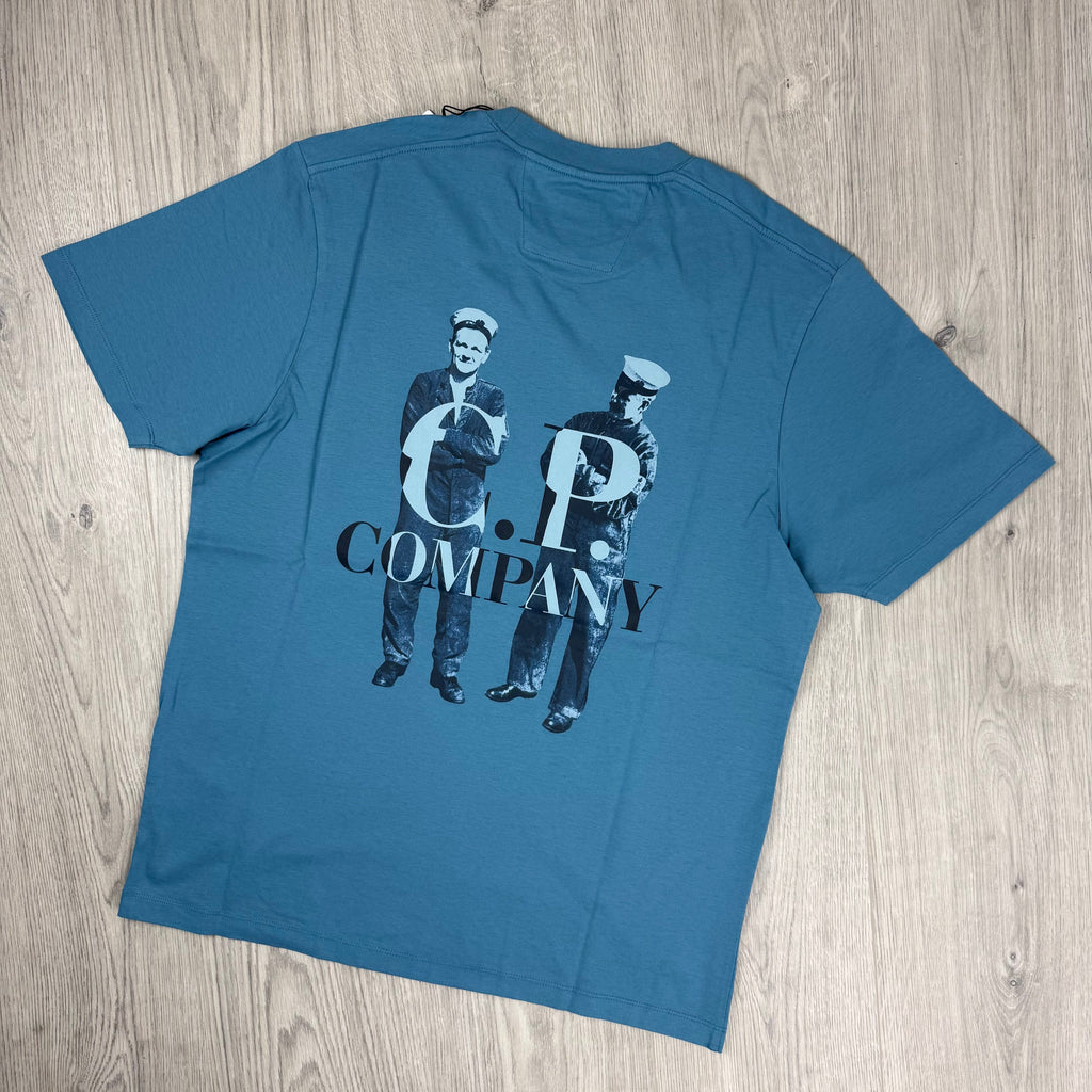 CP Company Sailor T-Shirt - Aegean Blue